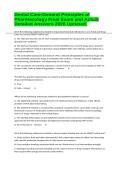 Dental Care&colon;General Principles of Pharmacology Final Exam and Actual Detailed Answers 2026 Updated&period;