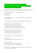Principles of pharmacology and toxicology Test Questions with Solved Solutions 2026 Updated&period;