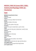 BIOS252 &sol; BIOS 252 &lpar;Latest 2025 &sol; 2026&rpar; &colon;  Anatomy And Physiology II With Lab -  Chamberlain  Exam