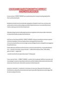 CSO EXAM 3 QUESTIONS WITH CORRECT ANSWERS