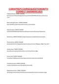 CSWA PREP COURSE QUESTIONS WITH CORRECT ANSWERS