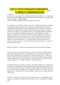 CST 211 NYSTCE QUESTIONS WITH CORRECT ANSWERS