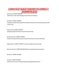 CSWA TEST QUESTIONS WITH CORRECT ANSWERS