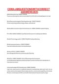 CSWA-AM QUESTIONS WITH CORRECT ANSWERS