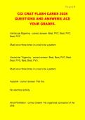 CCI CRAT FLASH CARDS 2026  QUESTIONS AND ANSWERS&vert; ACE  YOUR GRADES&period; 