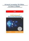 Advanced Accounting 5th Edition by Susan S Hamlen Solutions Manual provides complete step by step solutions and detailed explanations for all end of chapter problems&period; This comprehensive solutions manual covers all chapters and key advanced accounting topi