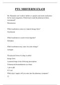 PTU MIDTERM EXAM QUESTIONS AND ANSWERS 2026