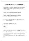 SAR FUNDAMENTALS TEST