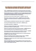 OLCC MARIJUANA &lpar;CANNABIS&rpar; WORKER PERMIT &lpar;OREGON&rpar; EXAM WITH COMPLETE SOLUTIONS 100&percnt; VERIFIED LATEST UPDATE&excl;&excl;