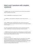 Nicet Level 2 questions with complete solutions