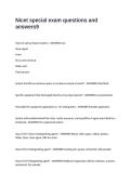 Nicet special exam questions and answers