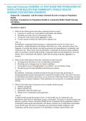 Foundations of Population Health for Community & Public Health Nursing&comma; 5th Edition &lpar;Stanhope&rpar; &mdash; Complete Test Bank &vert; Questions & Answers &vert; Study Guide with Solutions &vert; 2026&sol;2027 Newly Updated