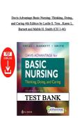 Test Bank &ndash; Davis Advantage Basic Nursing&colon; Thinking&comma; Doing&comma; and Caring&comma; 4th Edition &vert; Trea&comma; Barnett & Smith &vert; Chapters 1&ndash;46 &vert; Latest Edition