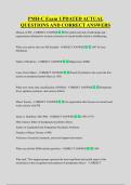 PMH-C Exam UPDATED ACTUAL  QUESTIONS AND CORRECT ANSWERS