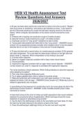 HESI V2 Health Assessment Test  Review Questions And Answers  2026&sol;2027 