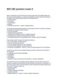 BIO 202 practice exam 2&period; Questions and Answers
