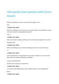 Gfact practice Exam Questions With Correct Answers
