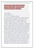 Practicode IV &lpar;301-400&rpar; Testbank Newest 2026-2027&period; Questions & Correct Answers&period; Graded A