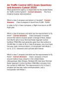 Air Traffic Control Exam  Package deal