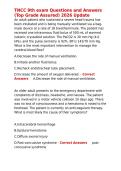 TNCC 9th exam Questions and Answers &lpar;Top Grade Assured&rpar; 2026 Update