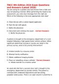 TNCC 9th Edition 2024 Exam Questions and Answers &lpar;Latest 2026&rpar;&period;