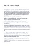 BIO 202&period; Lecture Quiz 3&period; Questions and Answers