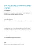D774 WGU EXAM QUESTIONS WITH CORRECT ANSWERS&period;