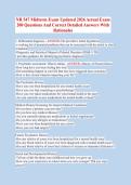 NR 547 Midterm Exam Study Guide 2026&colon; 200 Practice Questions & Answers with Rationales