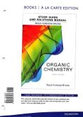 Study Guide & Solutions Manual for Organic Chemistry 8th Edition by Paula Bruice