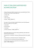 NURS 497 FINAL EXAM QUESTIONS WITH ACCURATE SOLUTIONS