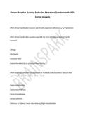 Elsevier Adaptive Quizzing Endocrine Alterations Questions with 100&percnt;  Correct Answers 