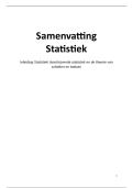 Samenvatting Practice of Statistics in the Life Sciences -  Statistiek