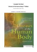 Complete Test Bank Diseases of the Human Body&comma; 7th Edition&period; By Carol D&period; Tamparo&comma; Jennifer T&period; Davis&period; &lpar;All Chapters 1- 17&comma; Latest Edition&comma; Verified Answers&rpar;