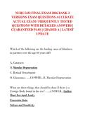 NURS 5433 FINAL EXAM 2026 BANK 2  VERSIONS EXAM QUESTIONS ACCURATE  ACTUAL EXAM &sol; FREQUENTLY TESTED  QUESTIONS WITH DETAILED ANSWERS &vert;  GUARANTEED PASS &vert; GRADED A &vert; LATEST  UPDATE 