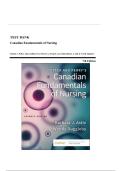 Test Bank For Potter and Perry's Canadian Fundamentals of Nursing&comma; 7th Edition by Astle &vert; &vert; All Chapters 1-49 &vert;All Chapters with Answers and Rationals