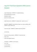 nsg 2317 Final Exam Questions With Correct Answers