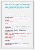 FEMA IS 700&period;b - An Intro to the NIMS EXAM &vert; Most Recent Exam  2026 Actual Complete   Real Exam Questions   And Correct  Answers &lpar;Verified Answers&rpar;  Already Graded A&plus; &vert;Guaranteed              Success&excl;&excl;  Newest Exam &vert; Just Released&excl;&excl;