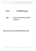 Palo Alto Networks SD-WAN Engineer PDF Dumps