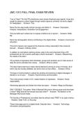 JMC-1013 FALL FINAL EXAM REVIEW