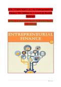 SOLUTION MANUAL for Entrepreneurial Finance 7th Edition by J&period; Leach & Ronald Melicher Chapter 1-16 With Cases Products &Spatial Tech&vert; A&plus; GRADED