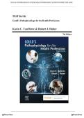 Test Bank -  Gould's Pathophysiology for the Health Professions 7th Edition VanMeter and Hubert &vert; All Chapters&period;