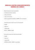 HROB 2010&colon; CHAPTER 2 EXAM QUESTIONS WITH ANSWERS 100&percnt; CORRECT 