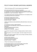 POS 3713 EXAM 1GRO&szlig;ER QUESTIONS & ANSWERS