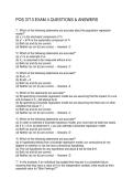 FSU POS 3713 EXAM 1 QUESTIONS & ANSWERS