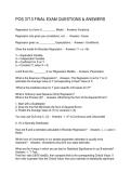 POS 3713 FINAL EXAM QUESTIONS & ANSWERS