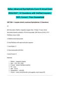 Relias Advanced Dysrhythmia Exam B Actual Exam 2026&sol;2027 &vert; 52 Questions with Verified Answers &vert; 100&percnt; Correct &vert; Pass Guaranteed