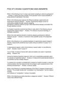 POS 3713 EXAM 2 QUESTIONS AND ANSWERS