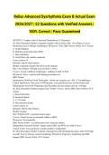 Relias Advanced Dysrhythmia Exam B Actual Exam 2026&sol;2027 &vert; 52 Questions with Verified Answers &vert; 100&percnt; Correct &vert; Pass Guaranteed
