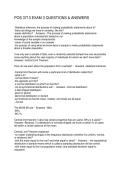 POS 3713 EXAM 3 QUESTIONS & ANSWER