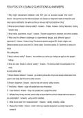 FSU POS 3713 EXAM 2 QUESTIONS & ANSWERS